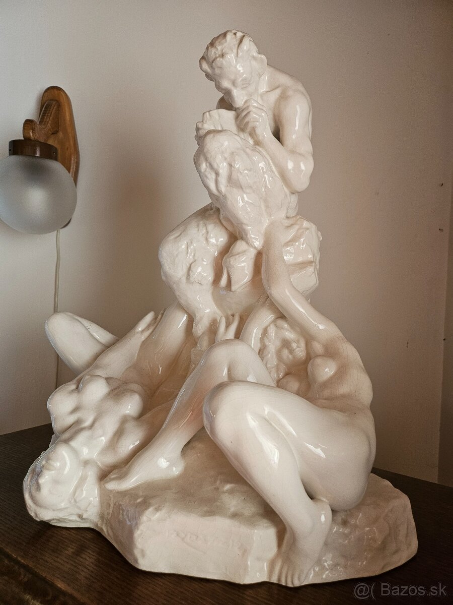 Satyr a nymfy - E. Kodet
