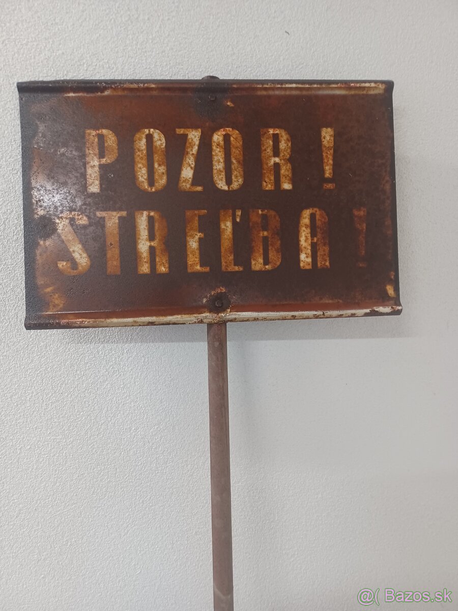 Plechová tabula, cedula