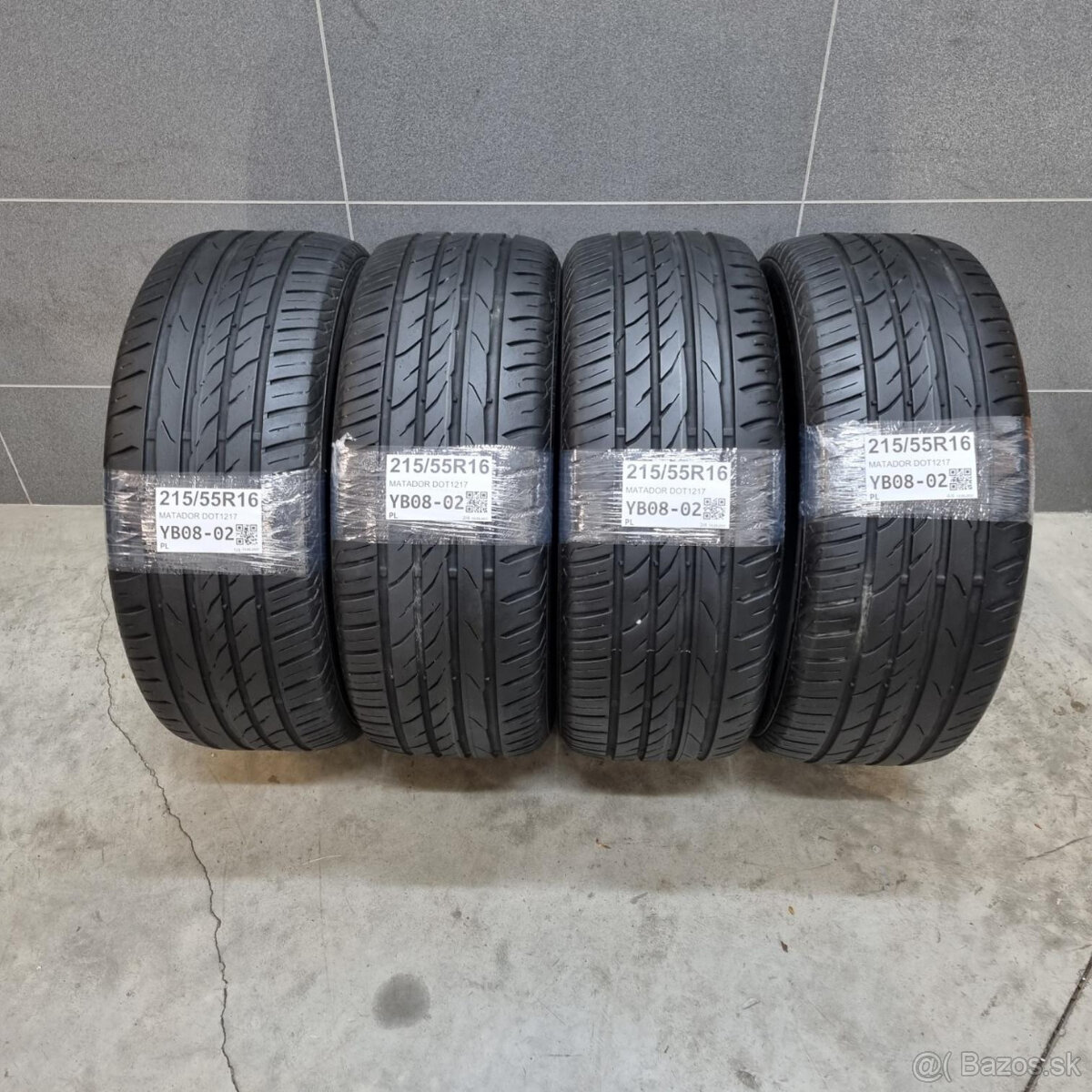 Letné pneumatiky 215/55 R16 MATADOR DOT1217
