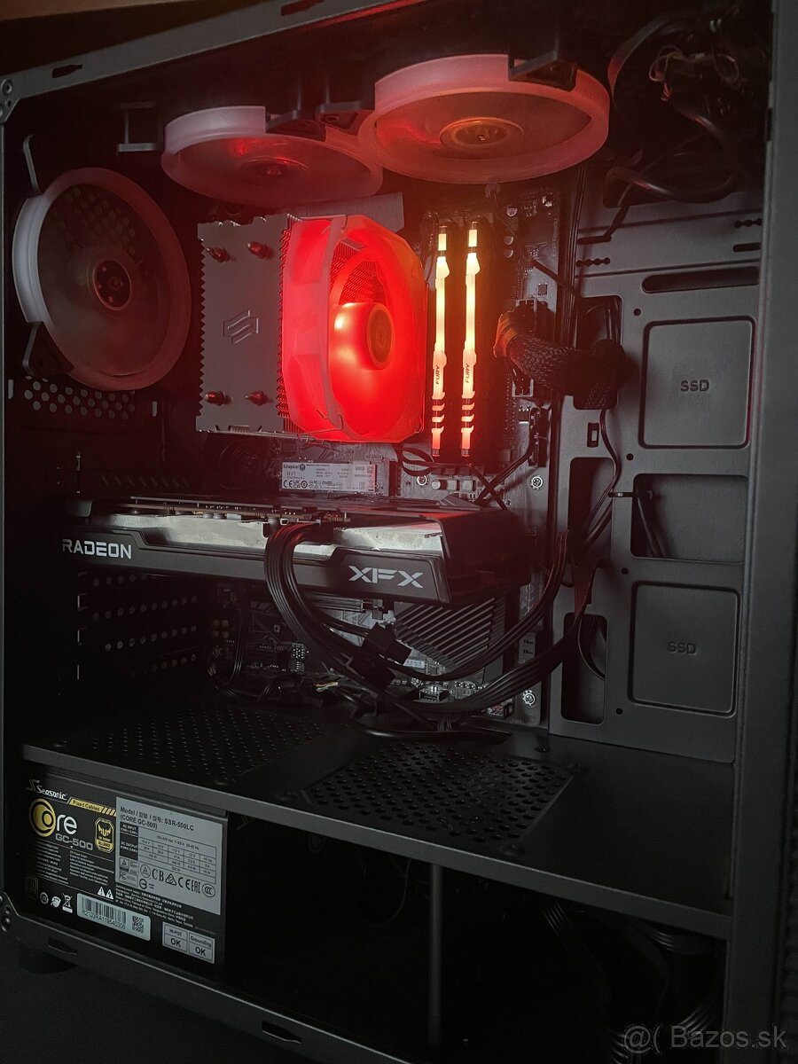 Herný PC - AMD Ryzen 5 4500, RX 6600, 16GB ram