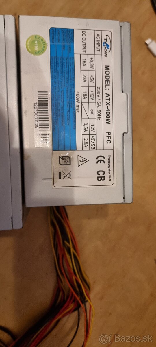 2x staršie ATX zdroje