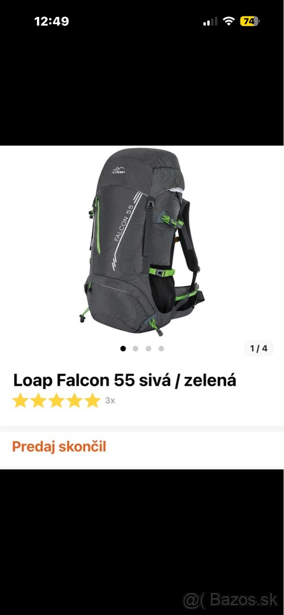 turistický batoh
