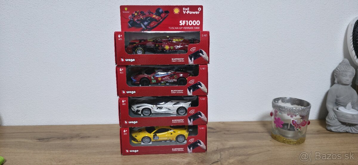 Predam modely shell ferrari na BLUETOOTH