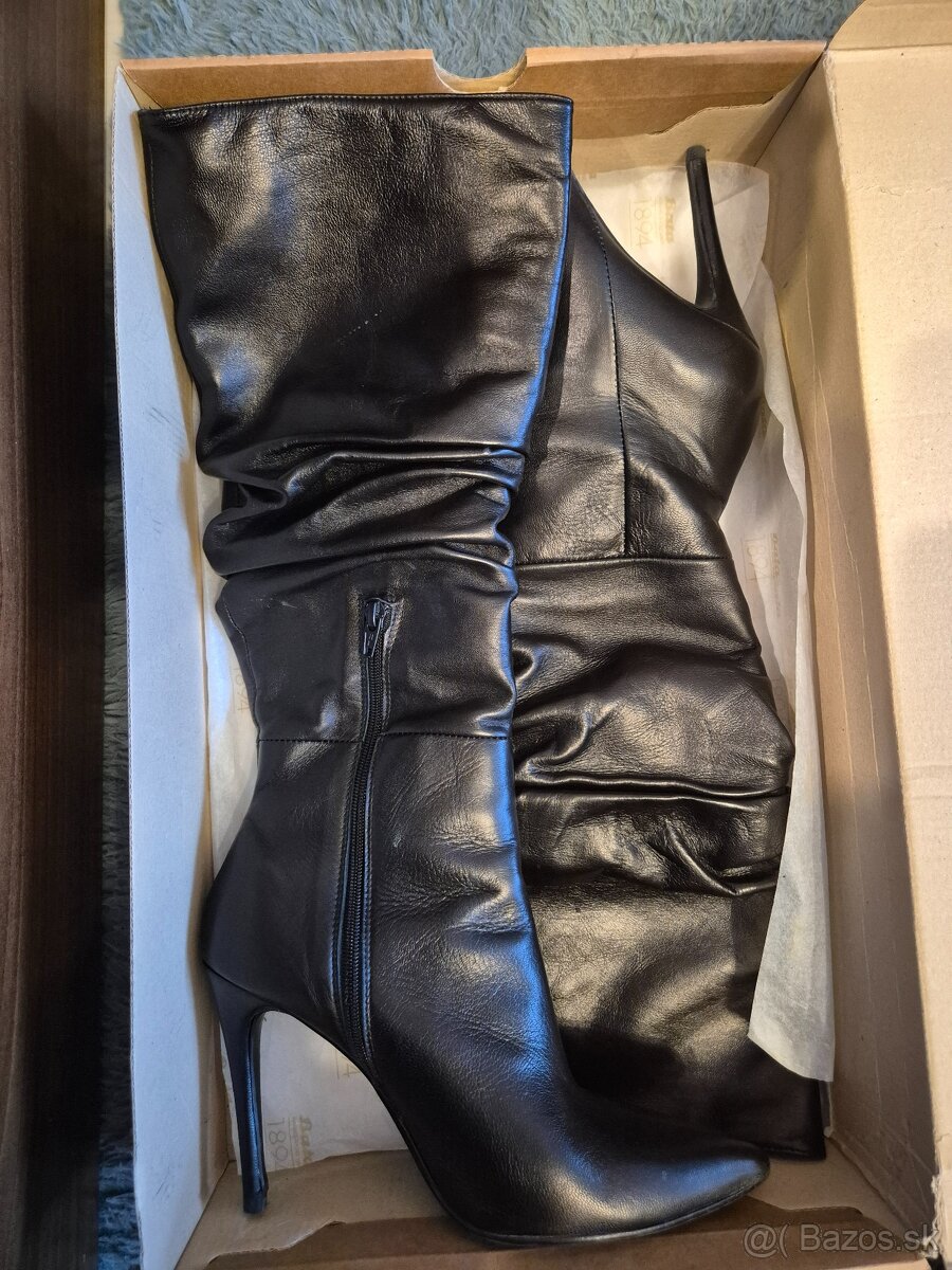 Kožené čižmy Baťa, veľ. 41