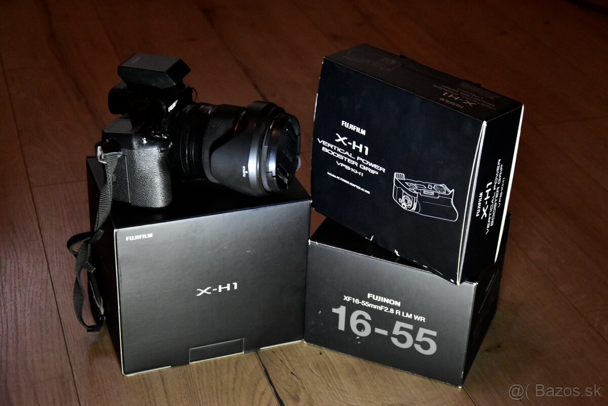 FUJIFILM X-H1 a FUJINON XF 16-55 f2,8 R LM WR