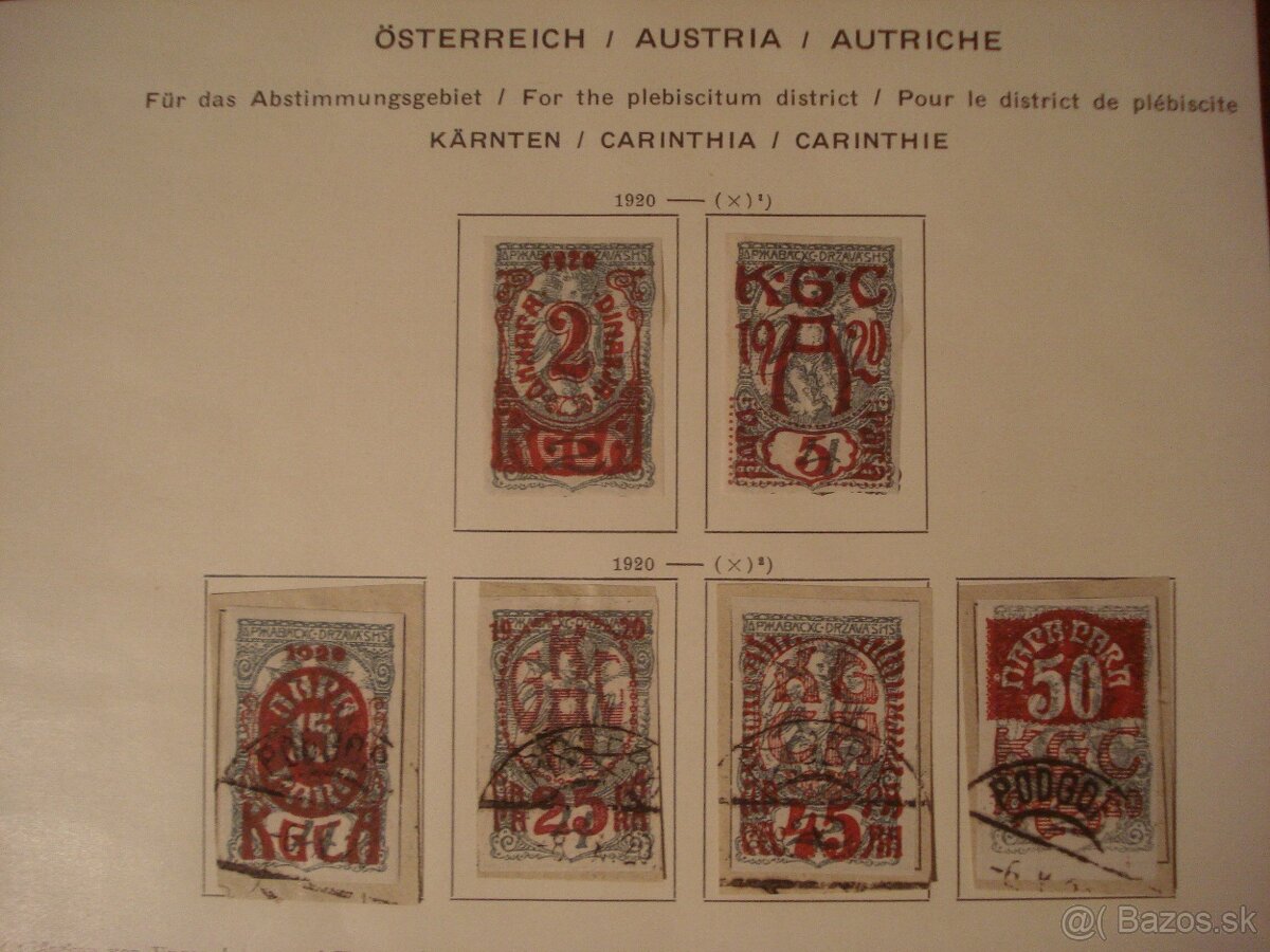 Korutánsko D. Reich Maďarsko Berlín NSR Bavorsko