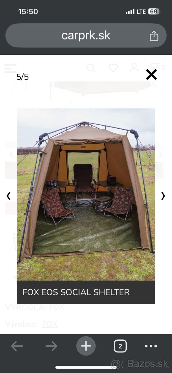 Bivak FOX EOS SOCIÁL SHELTER