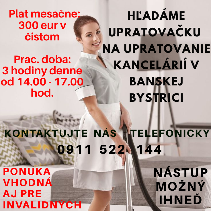 Upratovanie Banská Bystrica