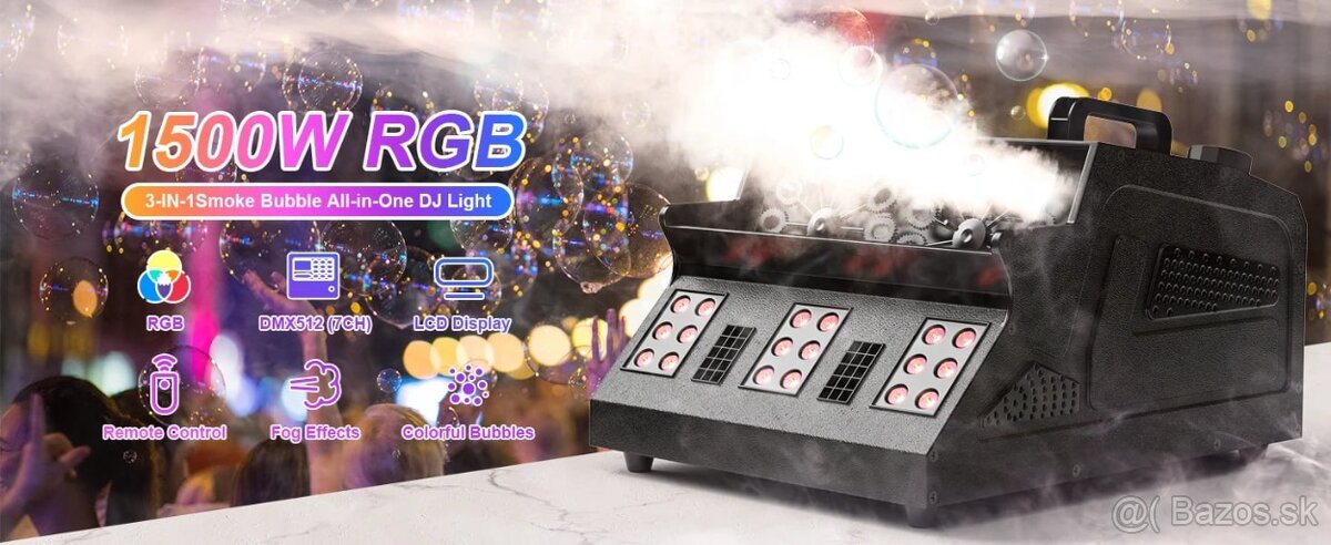 Profi Bublinkovac s RGB podsvietením