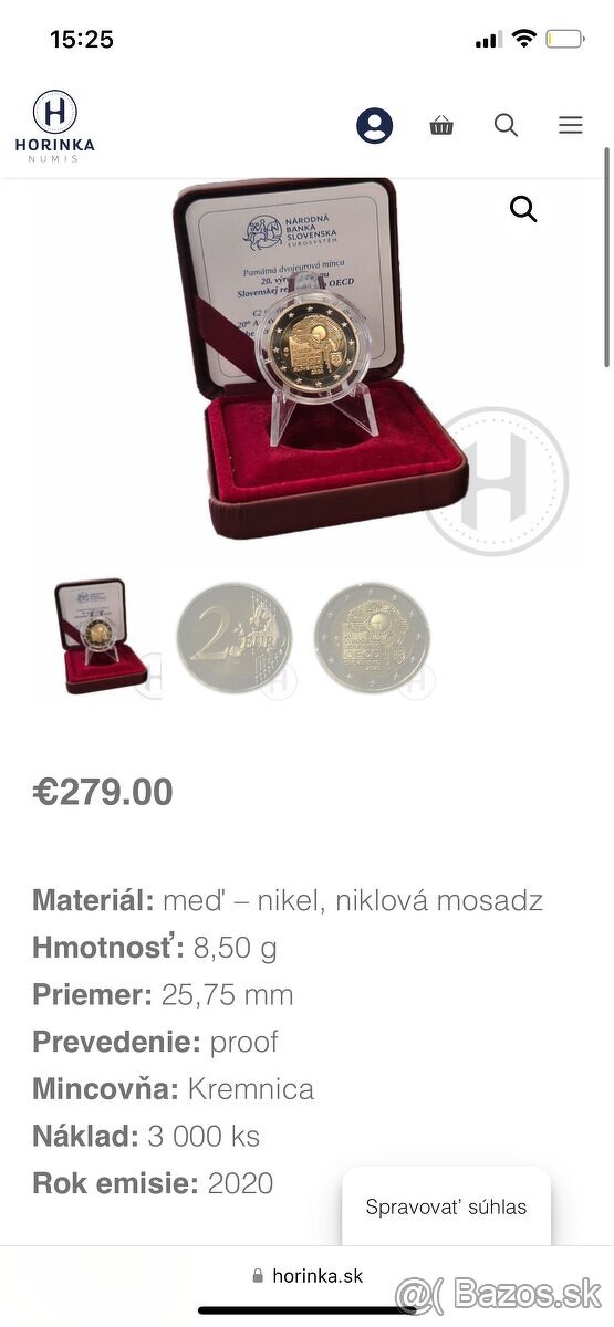Zberateľská minca