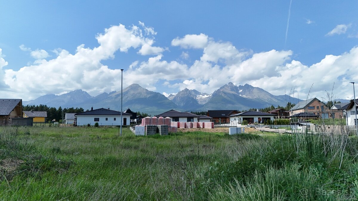 Stavebný pozemok pod Vysokými Tatrami 700m2