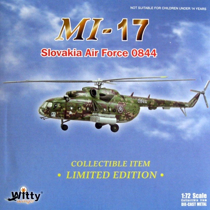 1/72 Mi-17 Hip Helicopter Slovakia Witty Wings
