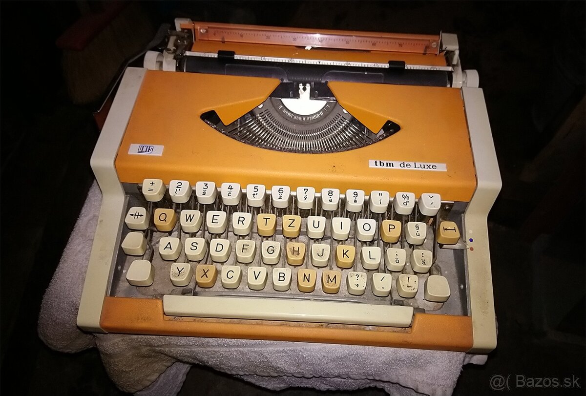 Písací stroj Unis tbm de Luxe