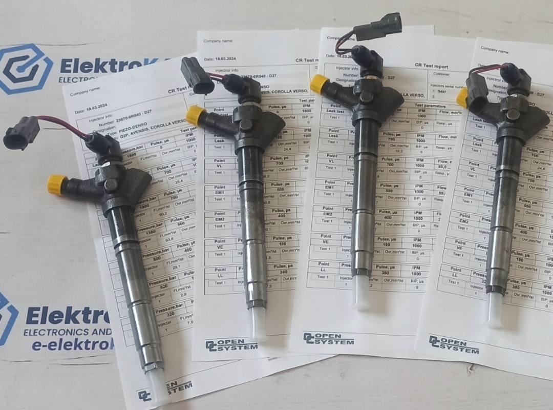 Repasovane trysky Denso Toyota s kablom