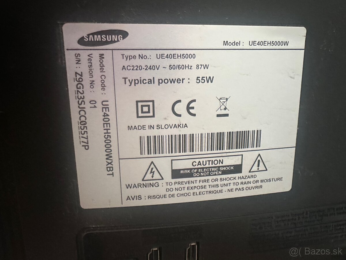 Predám televízor SAMSUNG
