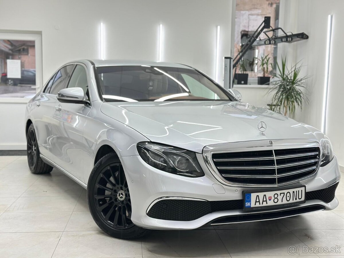 Mercedes-Benz E 350d V6 AMG • Burmester • Ventilované sed.