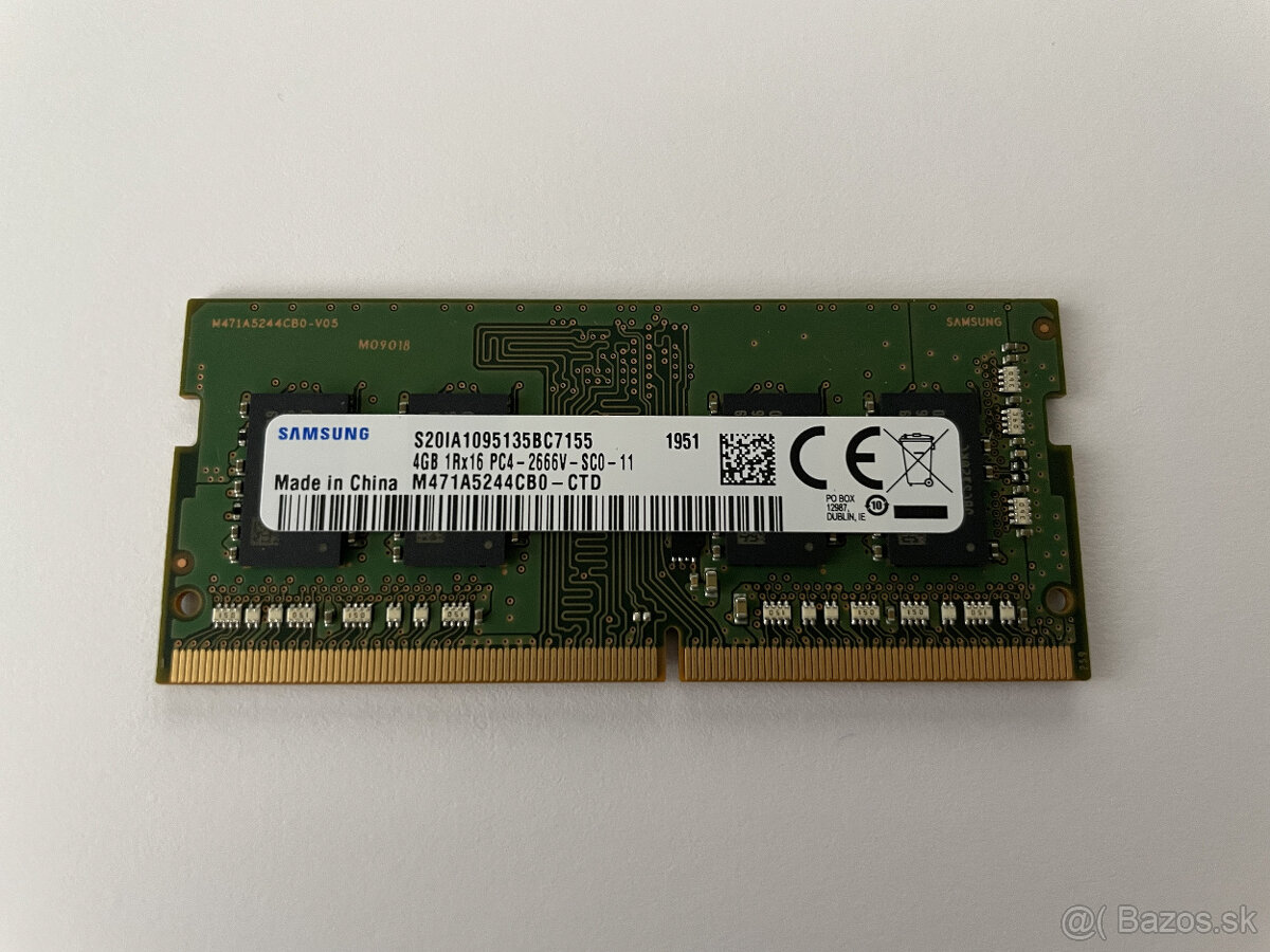 4GB DDR4 pre notebook