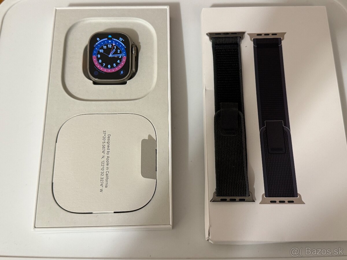 Apple watch ultra 2 49mm Kupené v o2 komplet bat 98%