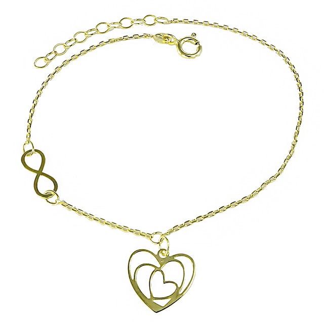 Zlatý náramok Glare 549