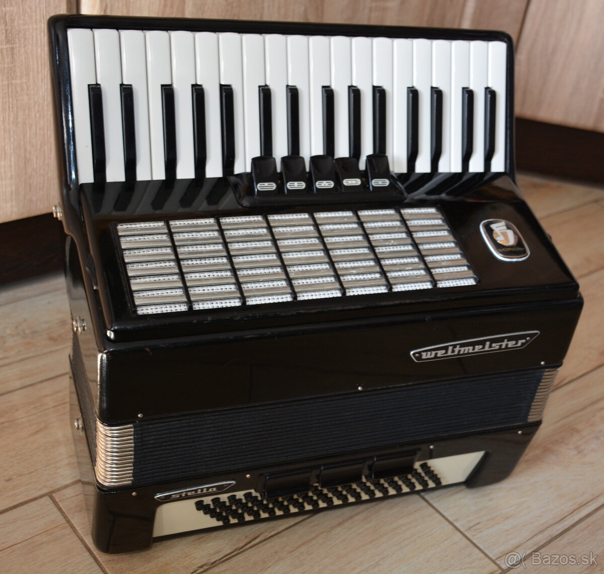 Akordeón Weltmeister 80 basový -- Záruka --