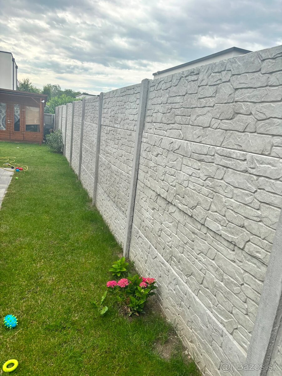 Darujem betonovy plot