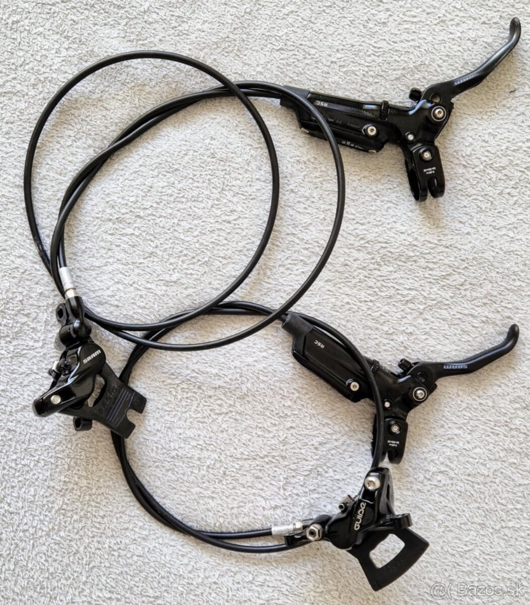 SRAM GUIDE RSC 4-piest, brzdovy set + odvzdusnovacia sada