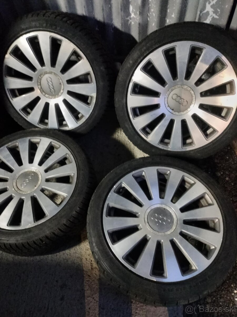 4ks alu disky orig. Audi 5x112 r19 pneu 255/40 R19