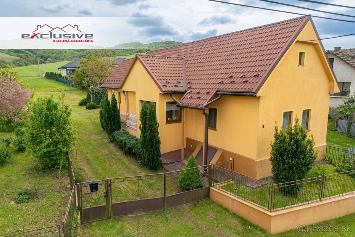 3–IZB.ROD.DOM,ŽELEZNÍK–25KM OD PREŠOVA,926 M2 POZEMOK,PIVNIC