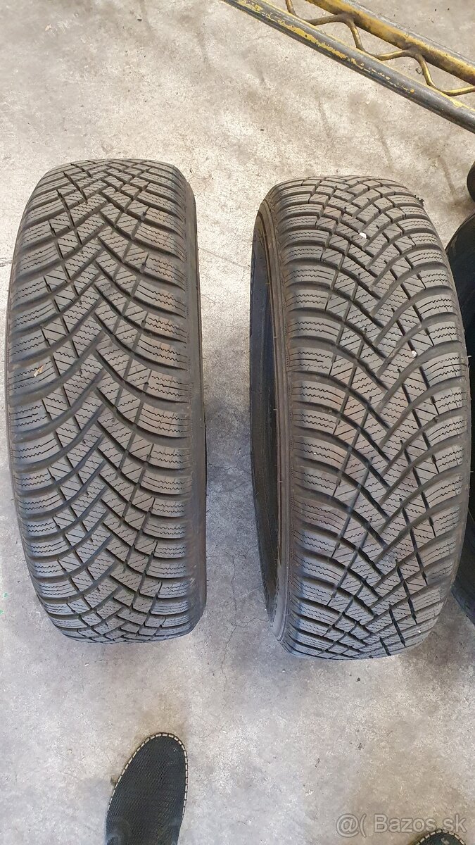 Predám 6mm a 4mm zimné gumy 195/65R15