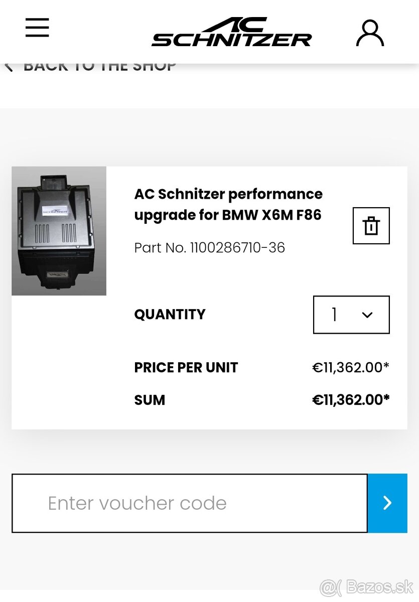AC schnitzer performance upgrade for bmw X6m/X5M F86/F85