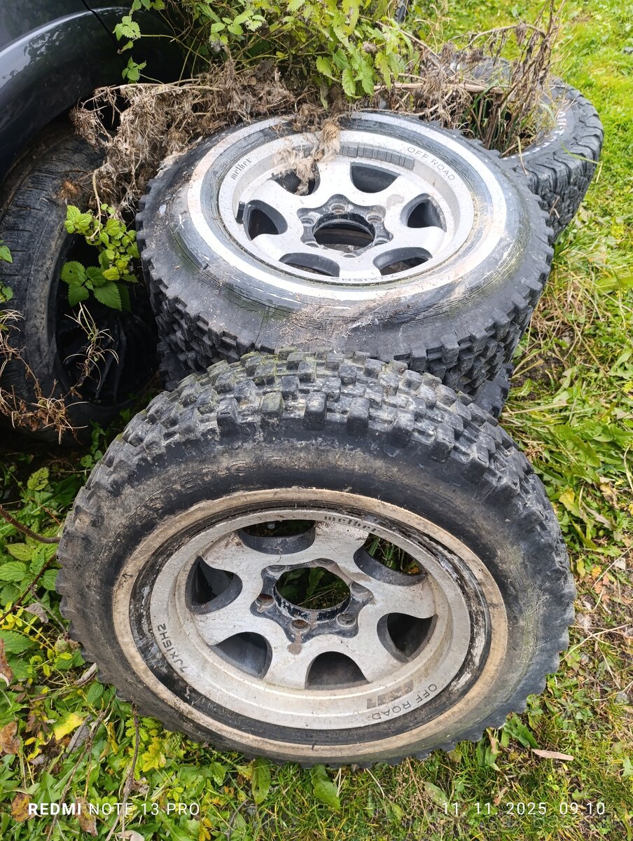 Hliníkové disky Pajero,