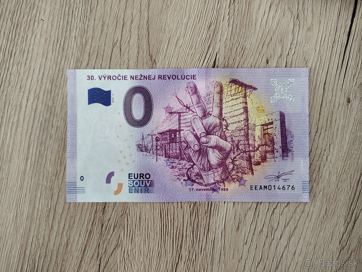 0e bankovka - Výročie nezná revolúcia