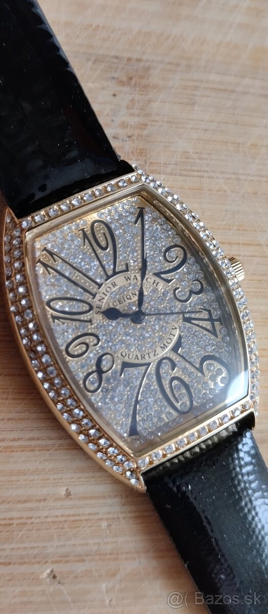 luxusní hodinky DELONE SWAROVSKI ELEMENTS