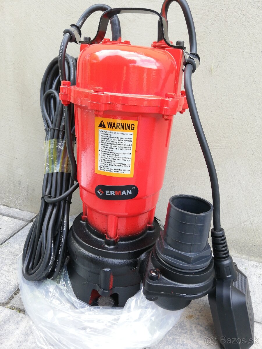 Kalové čerpadlo s plavákom