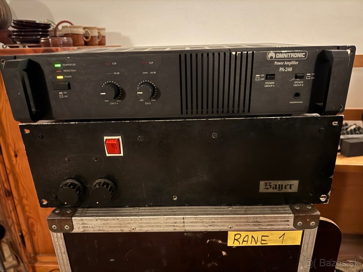 OMNITRONIC koncový zosilovač 2x500W