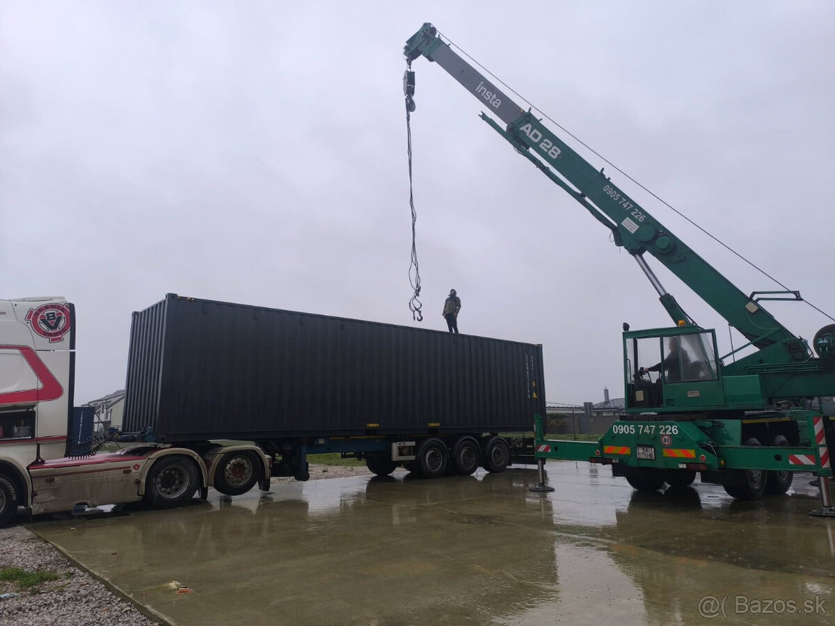 Lodný kontajner zánovný 2025 ročniky 3 farby dostupne