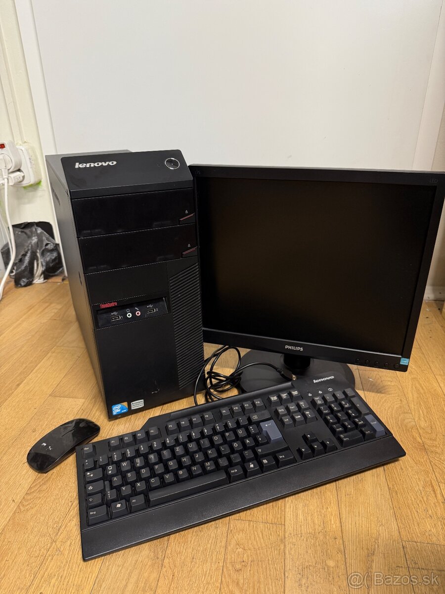 Kancelársky pc 4gb ram,120gb ssd , Funkčný - Cena za komplet