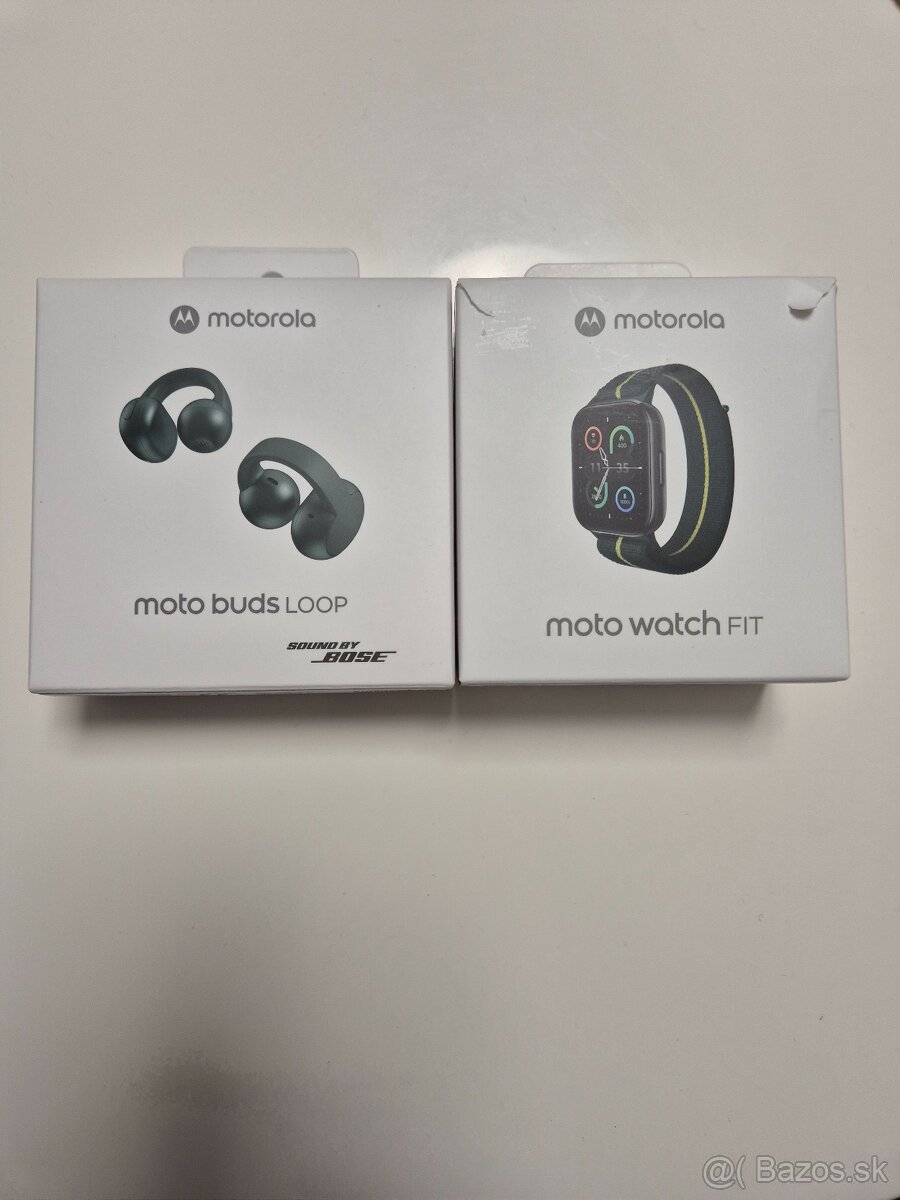 Predám slúchadlá a hodinky motorola