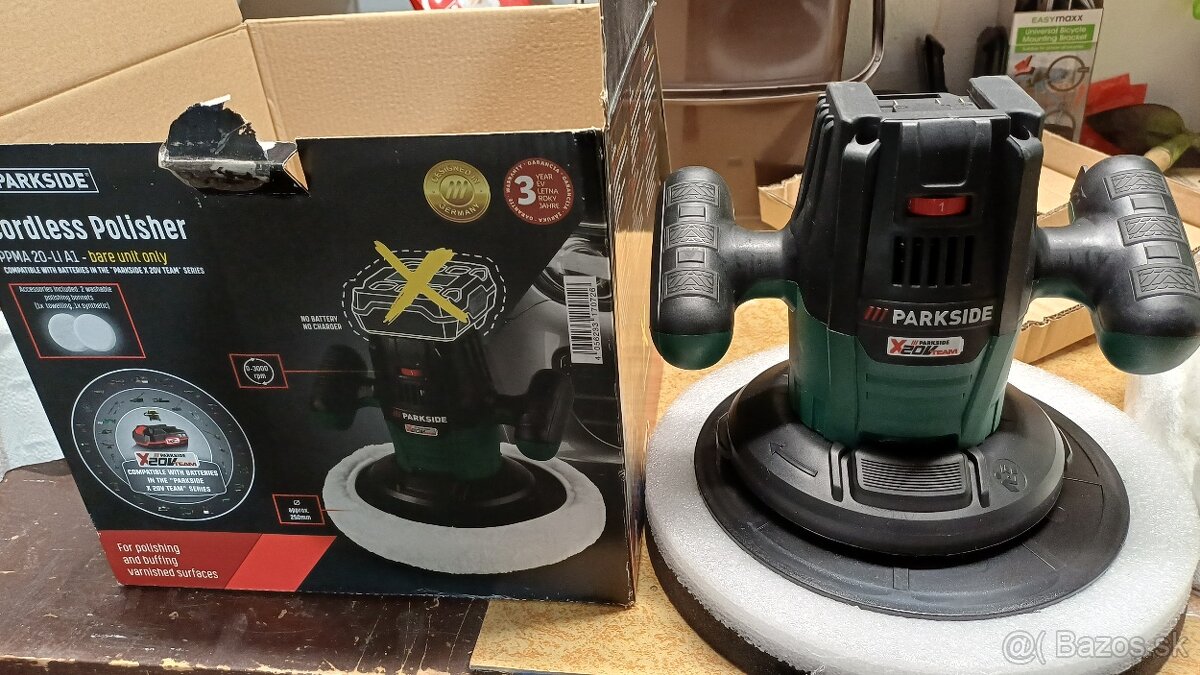 Leštička na auto Parkside