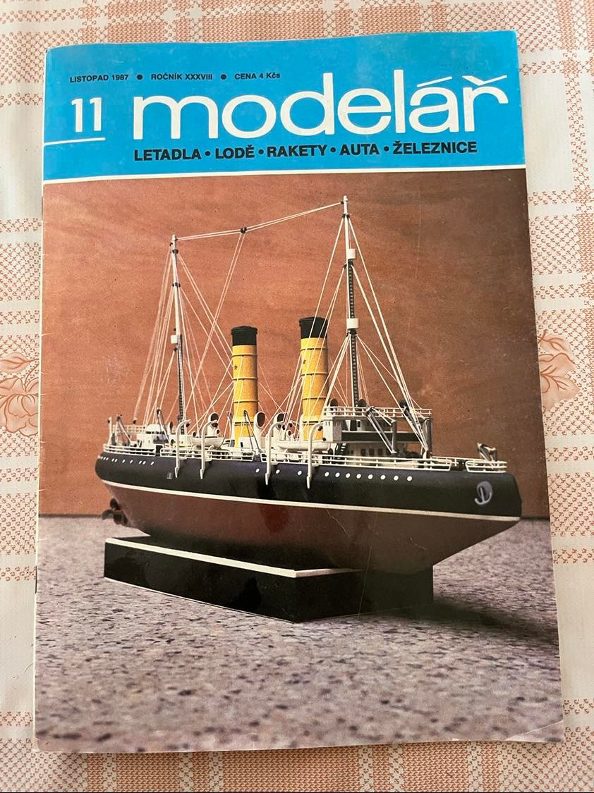 Časopis Modelár 11. vydanie, rok: 1987, ročník: XXXVIII