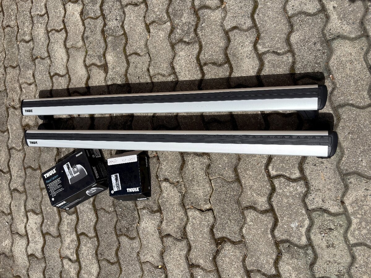 Thule WingBar Evo 7113 + Pätky Thule TH753 + Kit TH3027