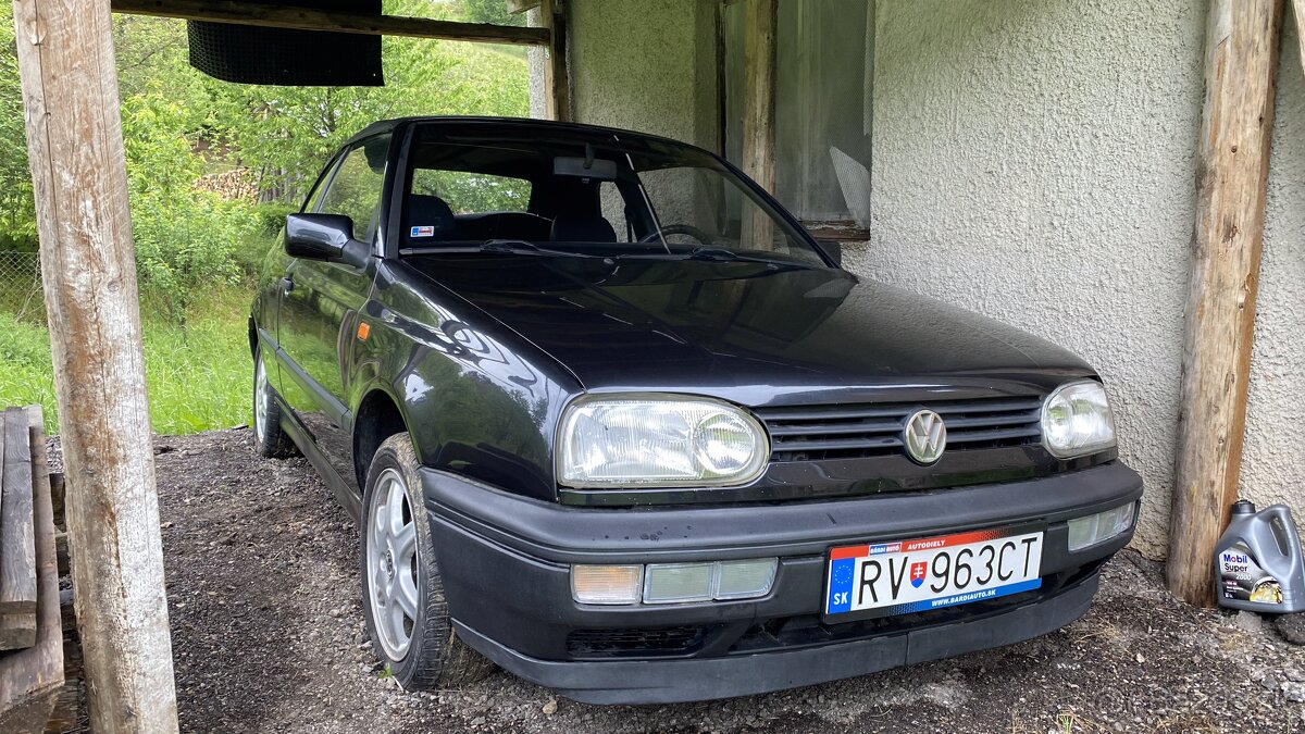 Predám VW Golf mk3 Cabrio