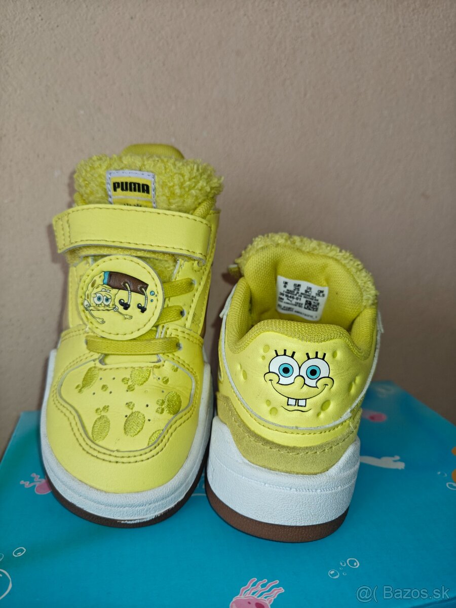detské tenisky SpongBob veľ.25 ( stélka 15,5 cm).