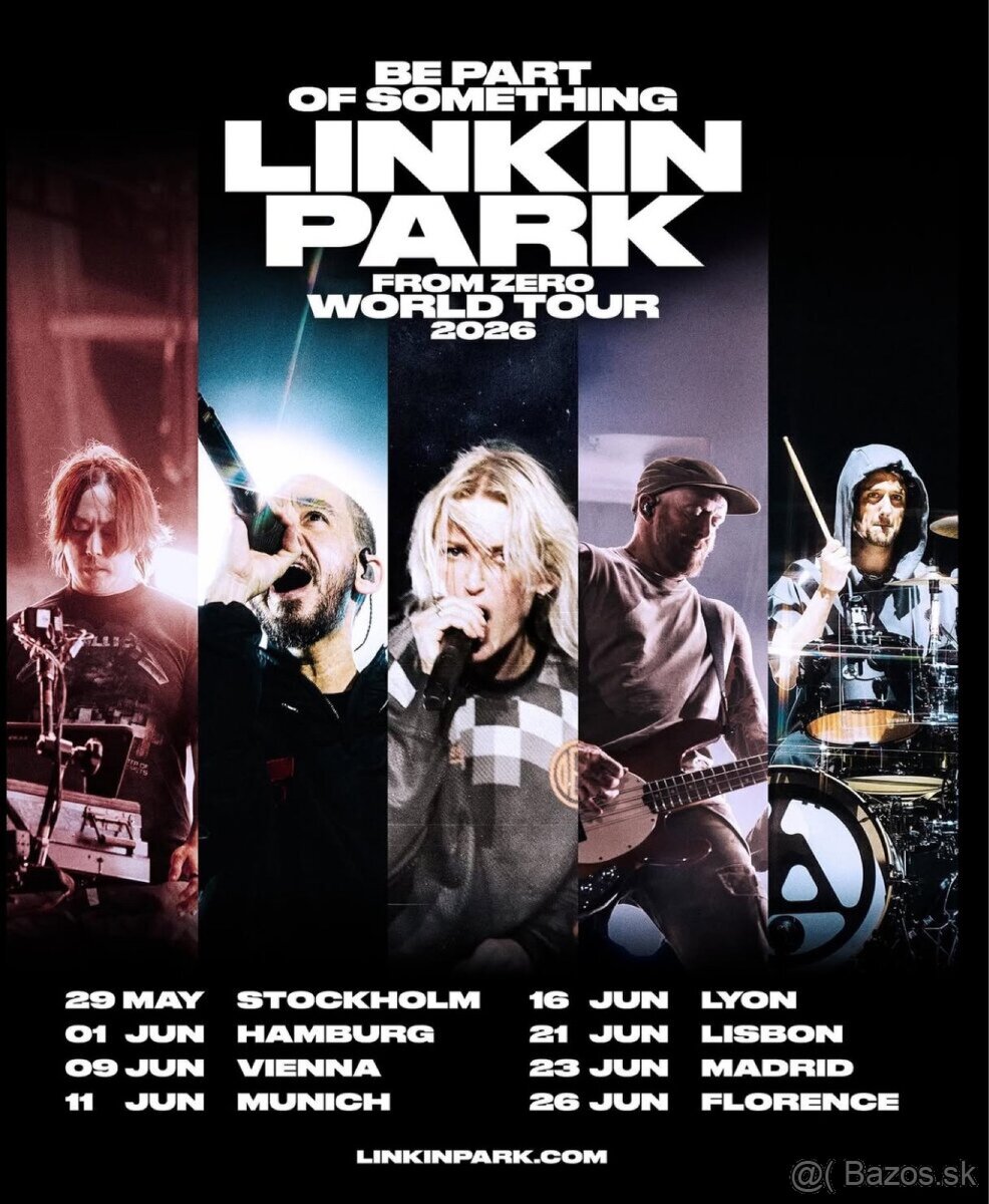 Predám 2 lístky na Linkin Park vo Viedni