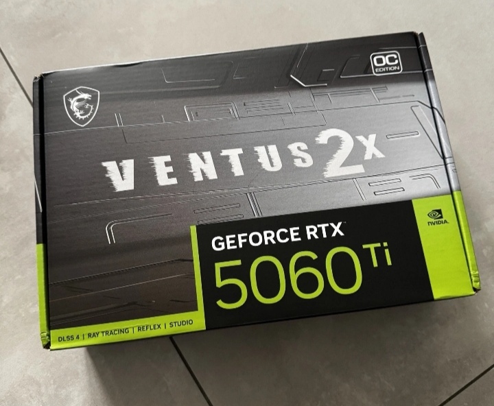 Nová grafická karta MSI GeForce RTX 5060 Ti 16G VENTUS 2X OC
