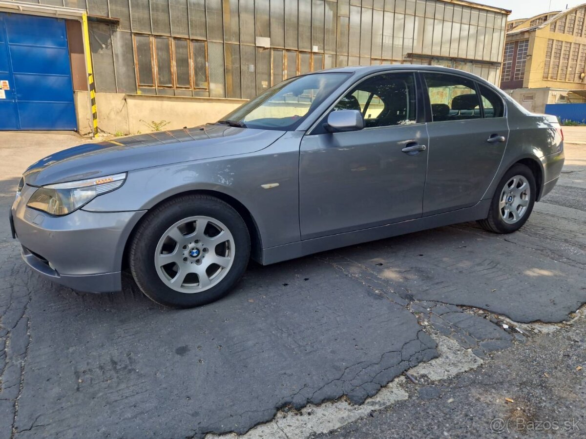 Predám BMW Rad 5 520d 110 KW sedan r.v.2006 manuál