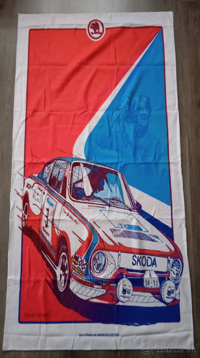Škoda 130 RS uterák/osuška
