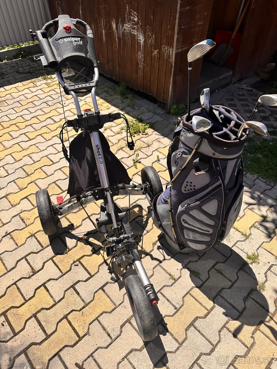 Golfový bag Taylor Made 6 palíc a vozík