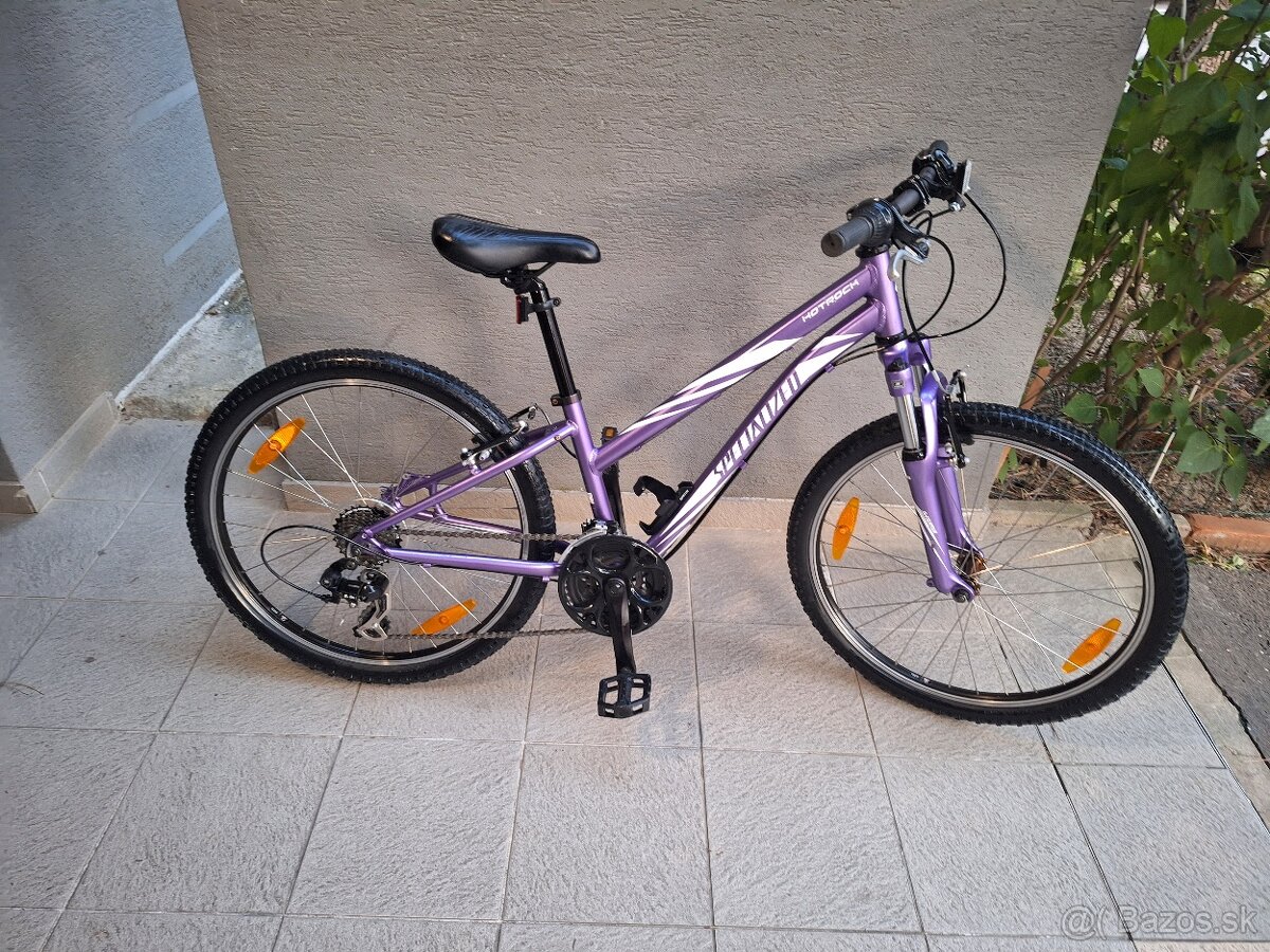 Predám detský bicykel 24kola Specialized fialovy