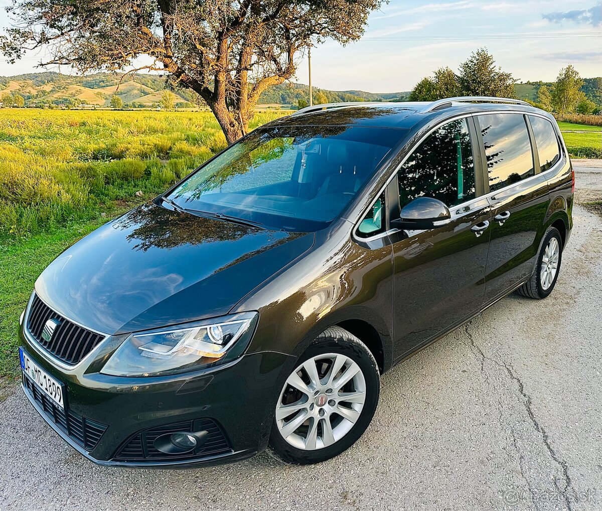 SEAT ALHAMBRA 2.0 TDI 4x4 rok 2014 alkantara 7 miestna